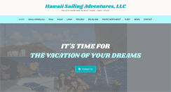 Desktop Screenshot of hawaiisailingadventures.com